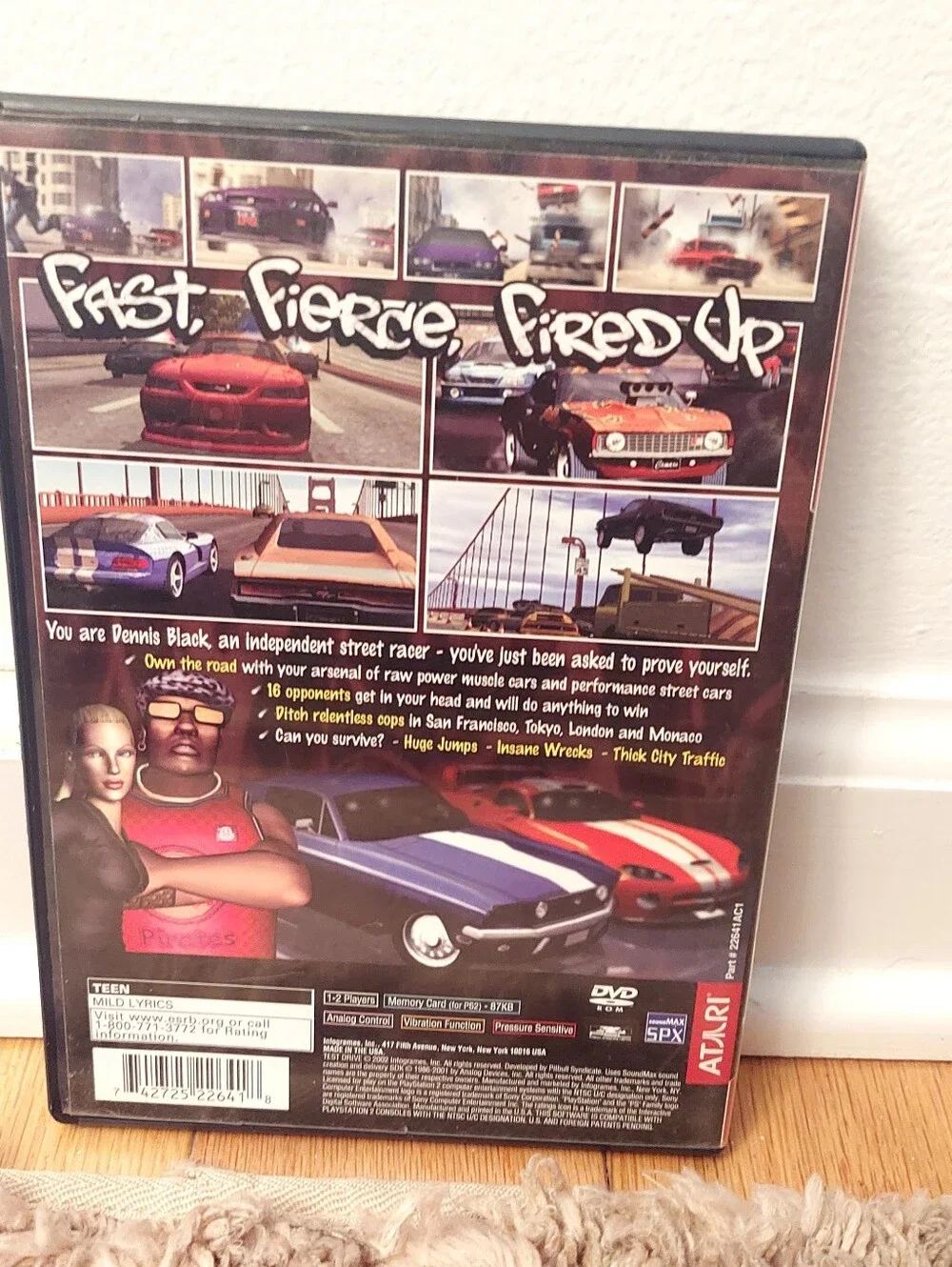 Test Drive For Playstation 2 Test Drive Ps 2 Videogame Complete with manual cib